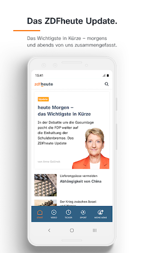 ZDFheute - Nachrichten ekran görüntüsü