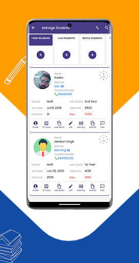 GoCoaching - Fees Manager App ekran görüntüsü