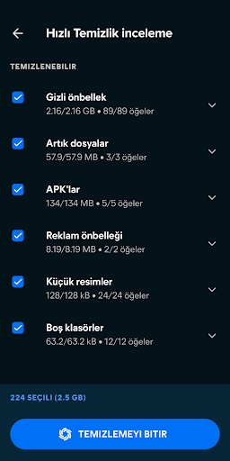 Avast Cleanup - Temizleyici ekran görüntüsü