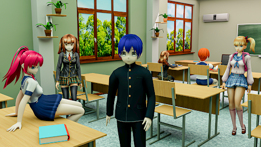 Anime High School Story Games ekran görüntüsü