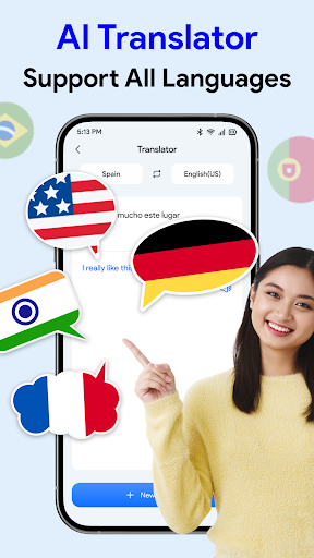 AI translator: Camera & Voice ekran görüntüsü