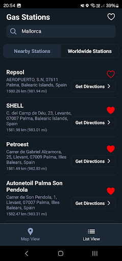 Nearby Gas Station Finder ekran görüntüsü