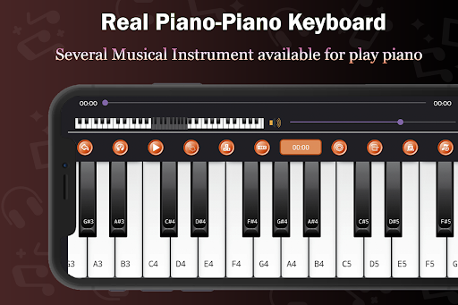 Real Piano-Piano Keyboard ekran görüntüsü