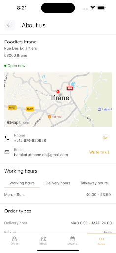 Foodies Maroc ekran görüntüsü