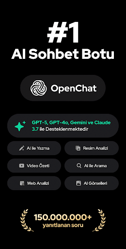 Open Chat - AI bot uygulaması ekran görüntüsü