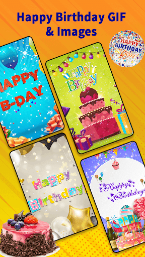 Happy Birthday Wishes GIF ekran görüntüsü