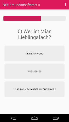 Freundschaft Test - BFF Quiz ekran görüntüsü