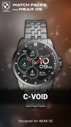 C-Void Watch Face ekran görüntüsü