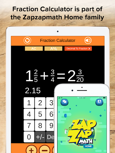 Fraction Calculator + Decimals ekran görüntüsü