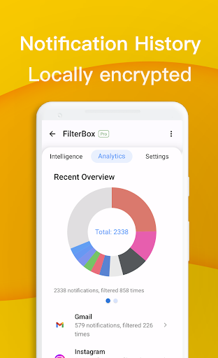 FilterBox Notification Manager ekran görüntüsü