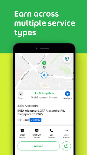 Grab Driver: App for Partners ekran görüntüsü
