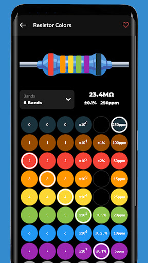 Electronics Calculator ekran görüntüsü