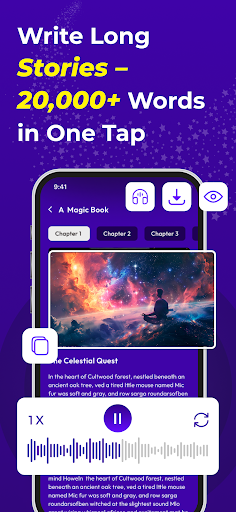 AI Story Writer-Write Stories ekran görüntüsü