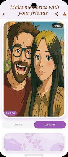 Ghibli Art - AI Photo Filter ekran görüntüsü