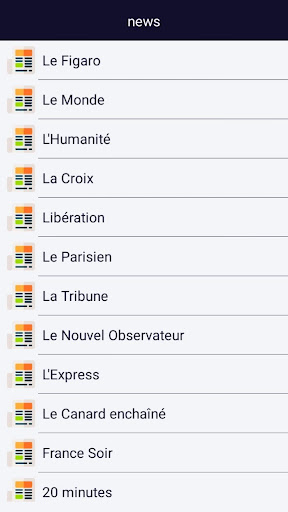 Journaux de France ekran görüntüsü
