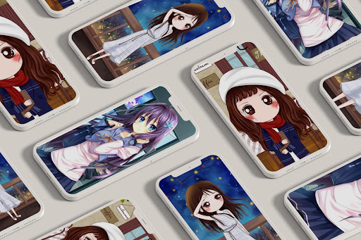 HD Kawaii Anime Wallpaper ekran görüntüsü