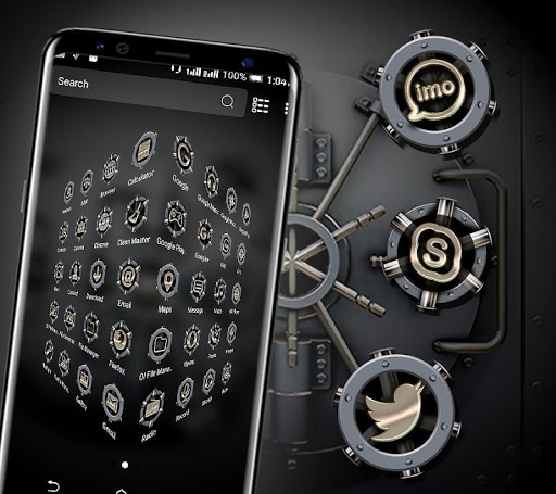 Safe Vault Launcher Theme ekran görüntüsü