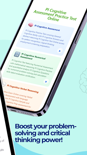 PI Cognitive Assessment Test ekran görüntüsü