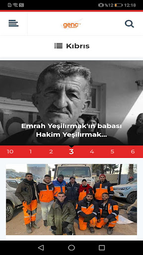 Kıbrıs Genç TV ekran görüntüsü