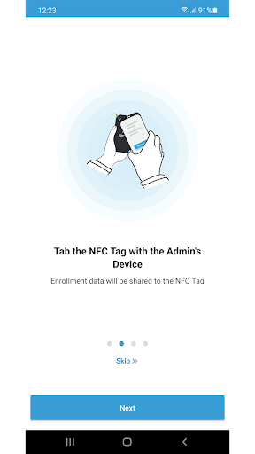 ManageEngine NFC Enrollment ekran görüntüsü