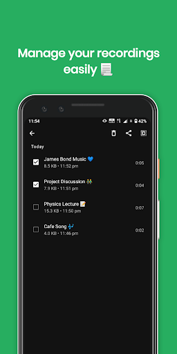 Audio Recorder - Simple audio  ekran görüntüsü