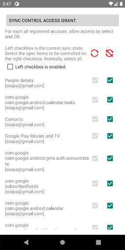 Pause notify and sync by auto ekran görüntüsü