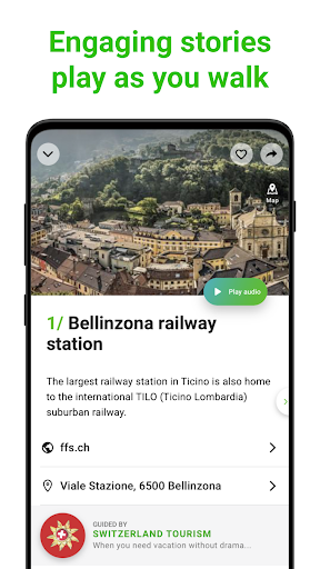 Bellinzona SmartGuide ekran görüntüsü