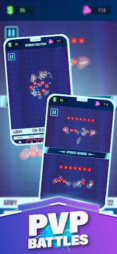 The Pulsar: idle army defense ekran görüntüsü
