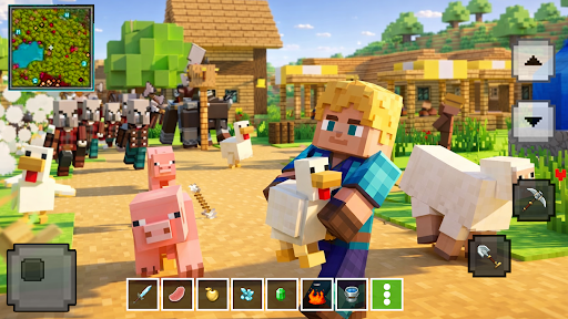 Block Craft and Building 3D ekran görüntüsü