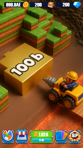Idle Gold Miner: Kaz ve Yönet ekran görüntüsü