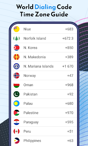 All Country Code: Dialing Code ekran görüntüsü