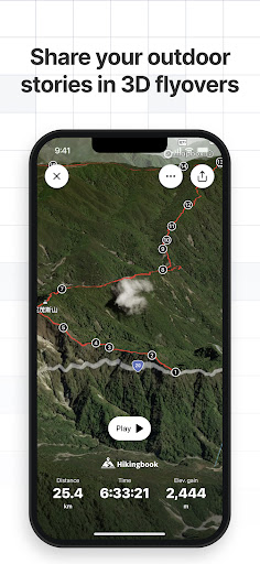 Hikingbook: Hike, Bike & Run ekran görüntüsü