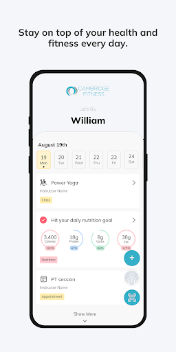 Cambridge Fitness ekran görüntüsü
