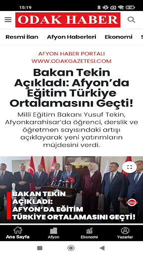 Odak Gazetesi ekran görüntüsü