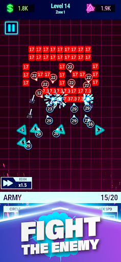 The Pulsar: idle army defense ekran görüntüsü