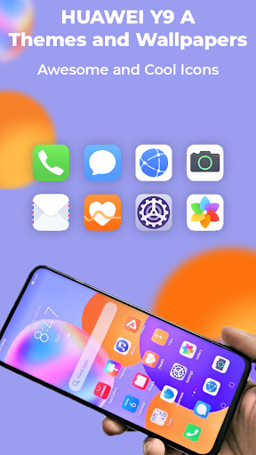 Huawei Y9A Themes Launcher and ekran görüntüsü