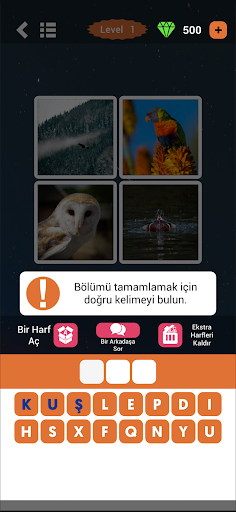 4 Resim 1 Kelime ekran görüntüsü