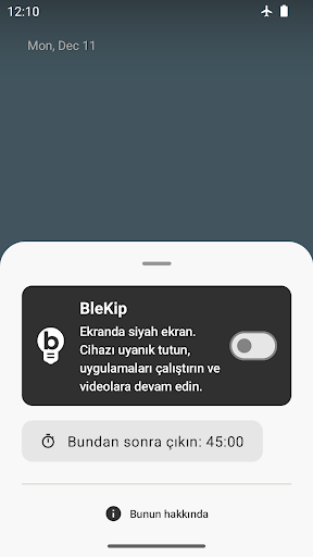 BleKip - siyah ekran ekran görüntüsü