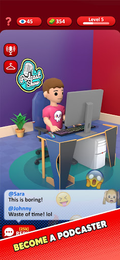 Idle Podcast Studio ekran görüntüsü