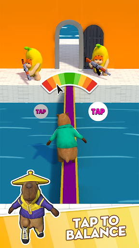 Capybara Run: 456 Rat Survival ekran görüntüsü