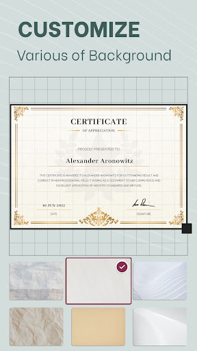 Certificate Templates & Maker ekran görüntüsü