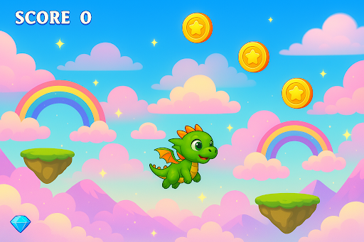 Flappy Dragon Adventure ekran görüntüsü