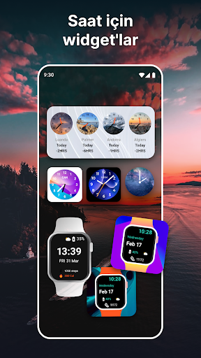 Renkli Widget'lar OS 18 ekran görüntüsü