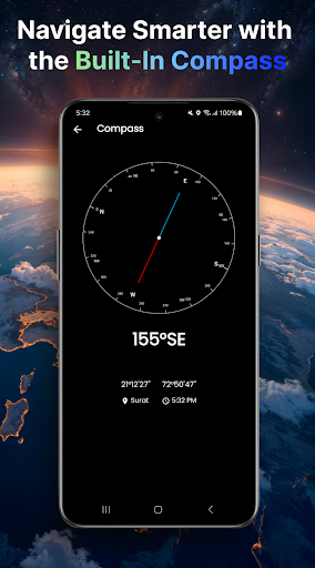 Live Earth: GPS Map Tracker ekran görüntüsü