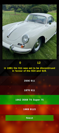 Classic Porsche Models Quiz ekran görüntüsü