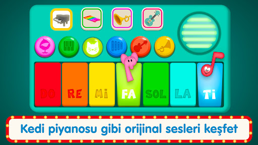 Çocuklar için Pocoyo Piyano ekran görüntüsü