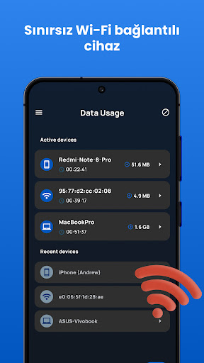 WiFi Hotspot İnternet Paylaşma ekran görüntüsü