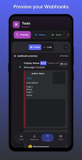 DC Webhook - for Discord ekran görüntüsü