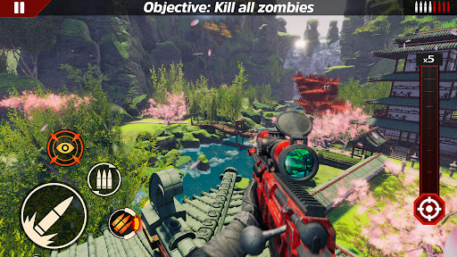 Sniper Zombie 3D Game ekran görüntüsü