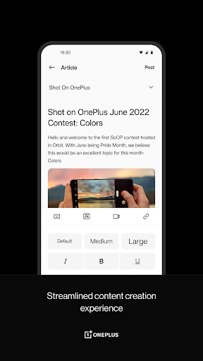 OnePlus Community ekran görüntüsü